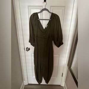 Free People Lotta Love Romper - Olive Smoke color - worn once
